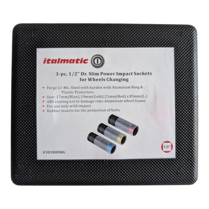 SET BUSSOLE 1/2'' SLIMPOWER RIVESTITE 17'' 19'' 21''